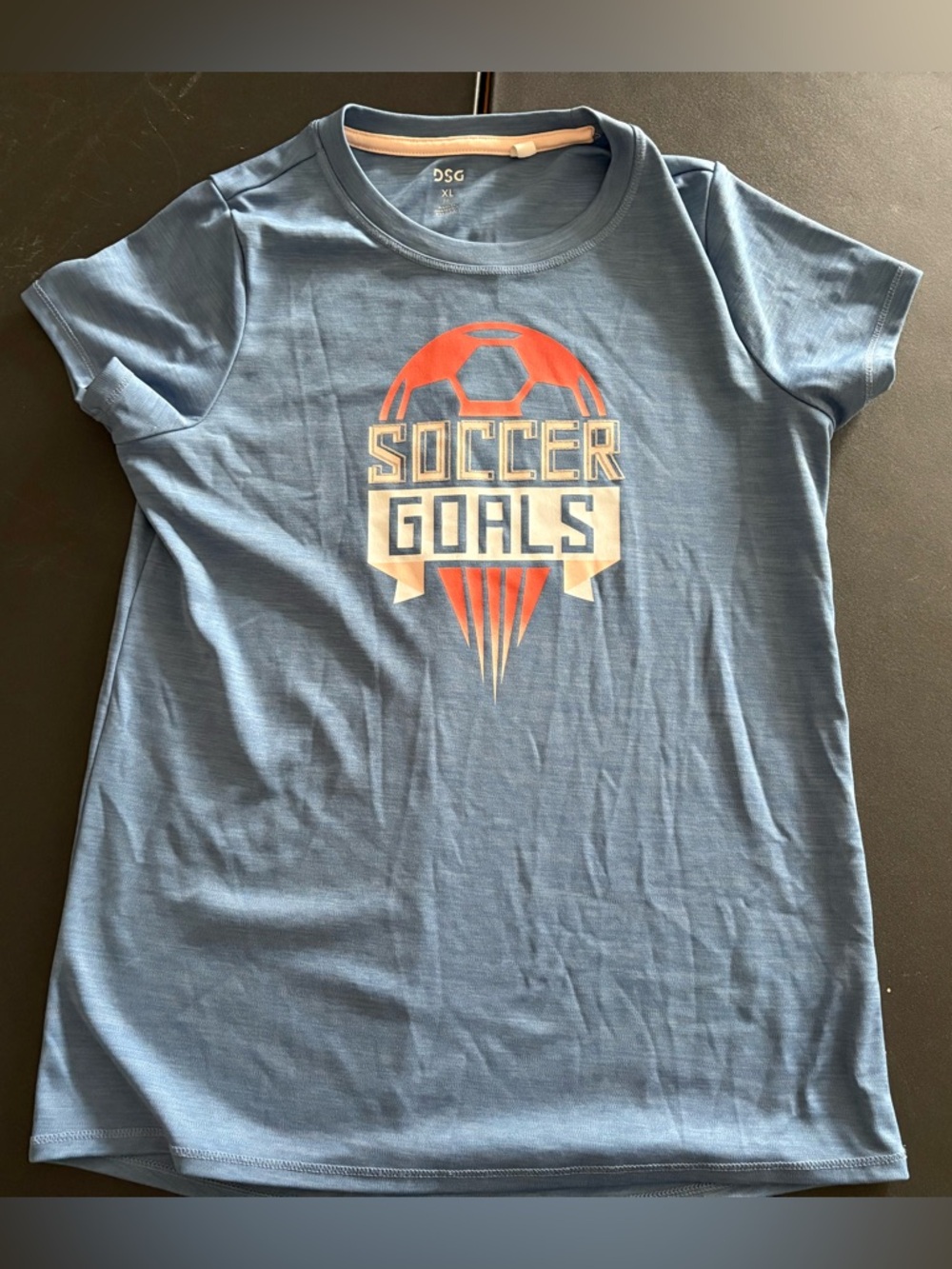 Boys ‘Soccer Goals’ Active Graphic Tee - Size XL 16